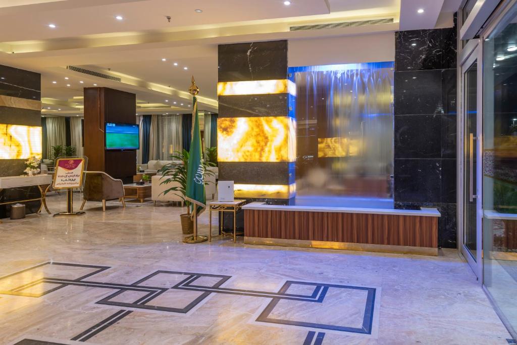 TV a/nebo společenská místnost v ubytování Paradise Inn Jeddah Hotel