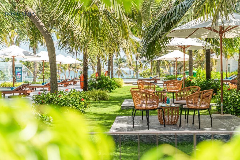 Zahrada ubytování Rosa Alba Resort & Villas Tuy Hoa