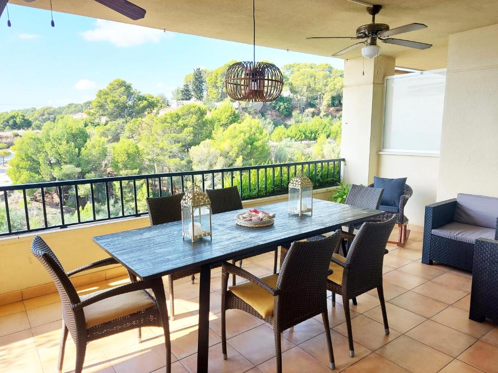 Balkón nebo terasa v ubytování Isla de Altea Beach Luxury House