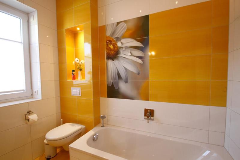 Et badeværelse på Spreewald Ferienhaus Bludniki