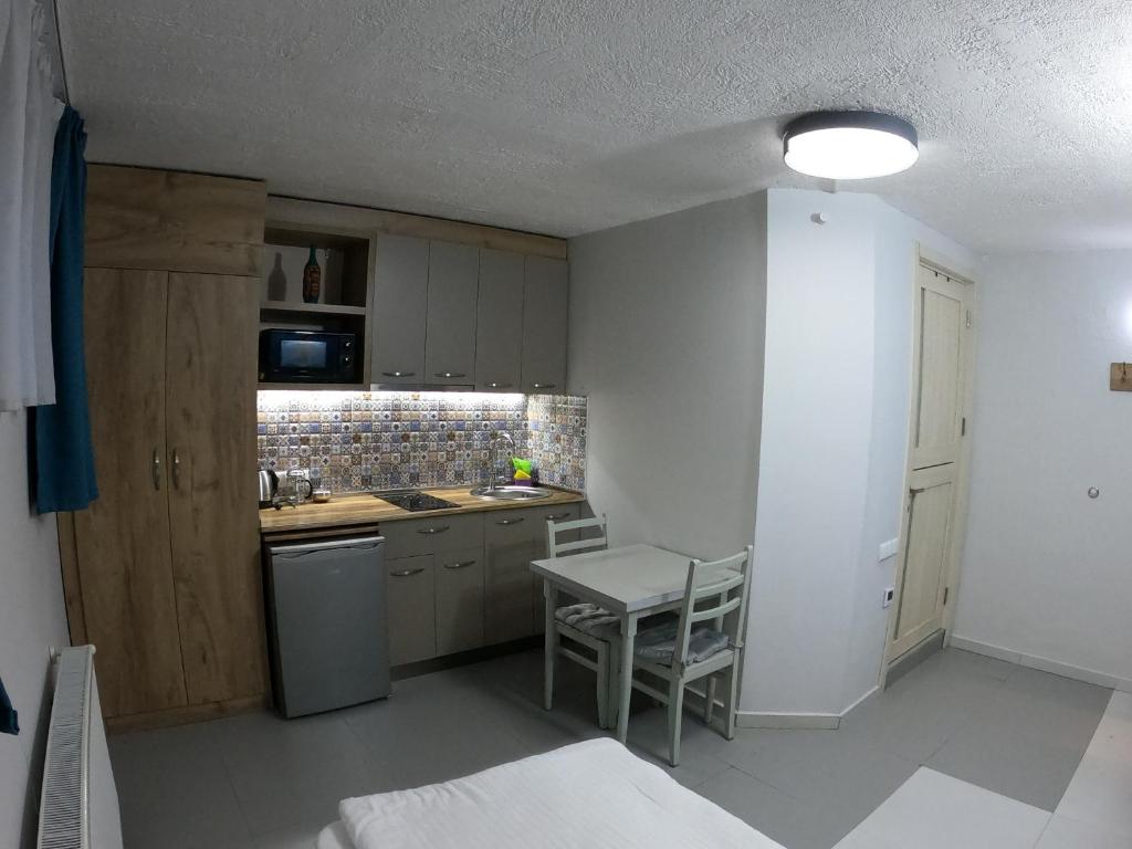 Kuchyň nebo kuchyňský kout v ubytování Apart-hotel TARHUN