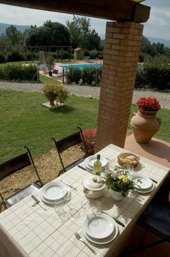 Giardino di Agriturismo La Burraia vicino a San Gimignano