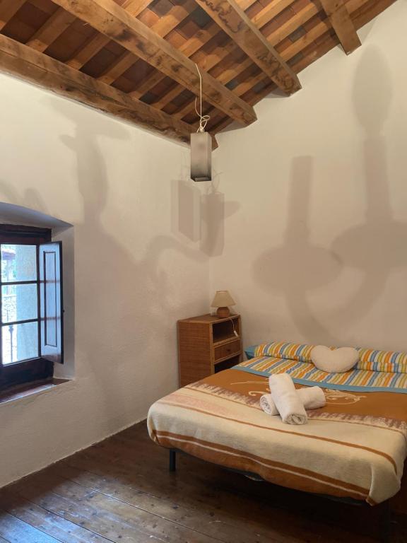 Postel nebo postele na pokoji v ubytování Casa Rural para descansar piscina cerca