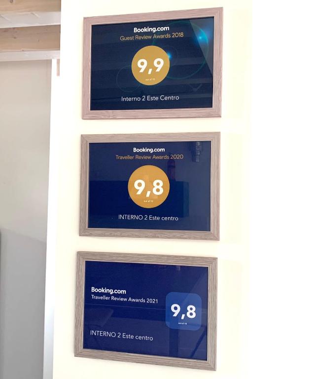 Certifikát, hodnocení, plakát nebo jiný dokument vystavený v ubytování INTERNO 2 Este centro