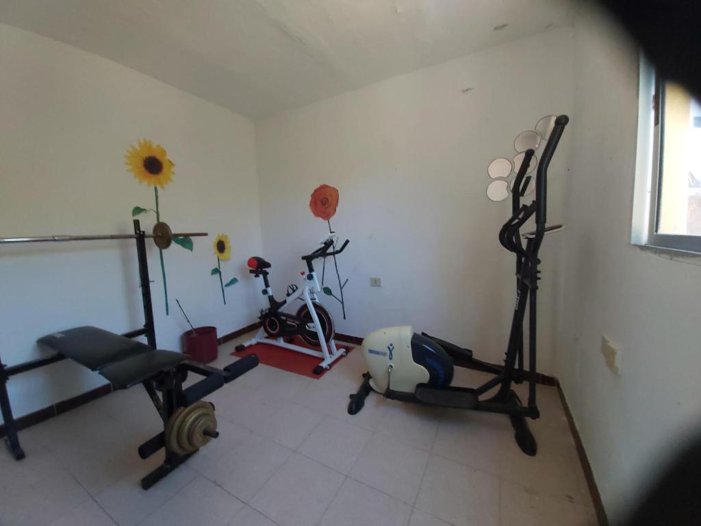 The fitness centre and/or fitness facilities at Remarkable 4-Bed Villa