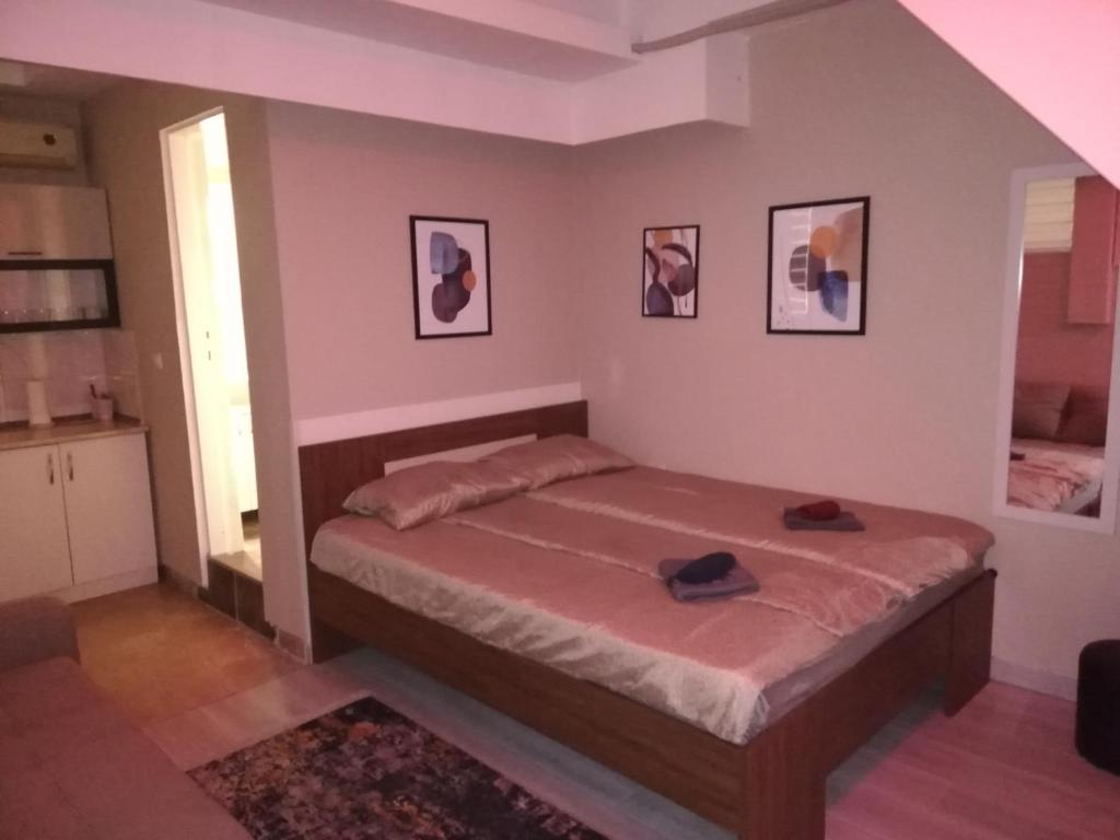 Postel nebo postele na pokoji v ubytování Blue Carpet Rooms