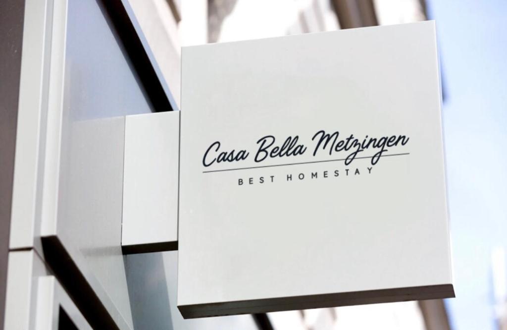 Certifikát, hodnocení, plakát nebo jiný dokument vystavený v ubytování Casa Bella Metzingen
