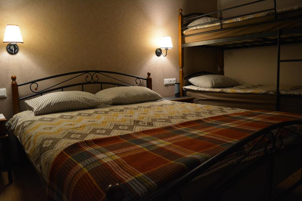 Postel nebo postele na pokoji v ubytování Velio Guest House