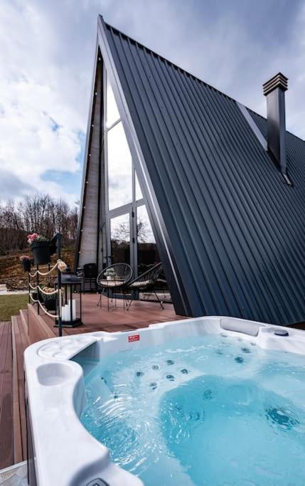Bazén v ubytování Forrest Relax & Spa nebo v jeho okolí