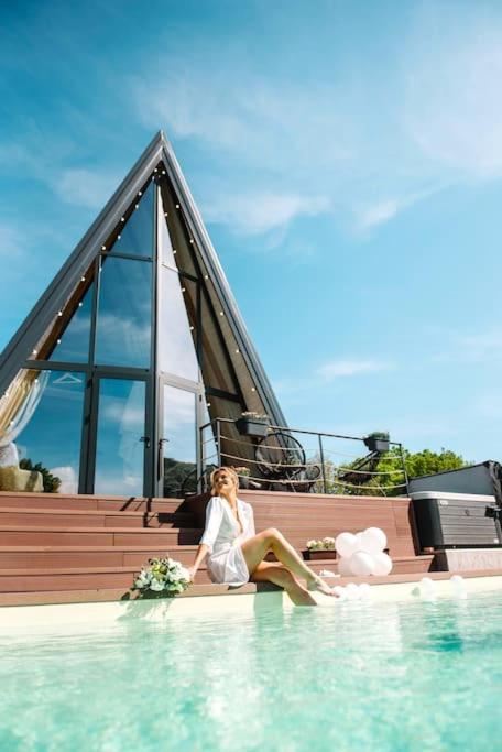 Bazén v ubytování Forrest Relax & Spa nebo v jeho okolí