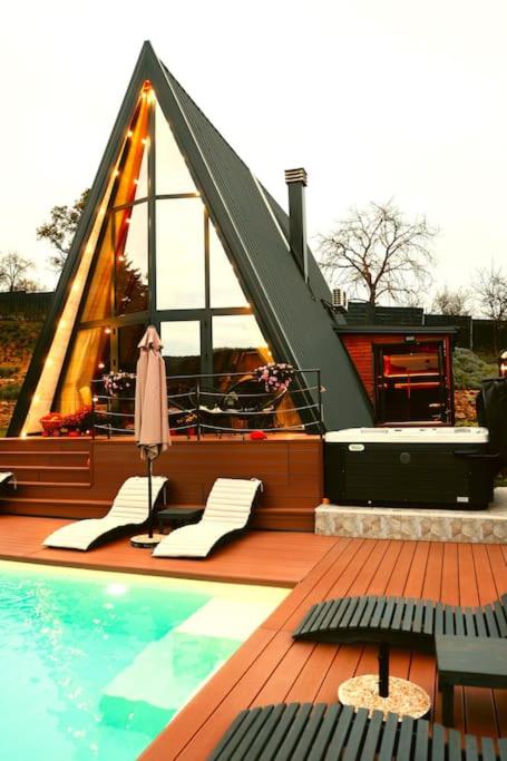 Bazén v ubytování Forrest Relax & Spa nebo v jeho okolí
