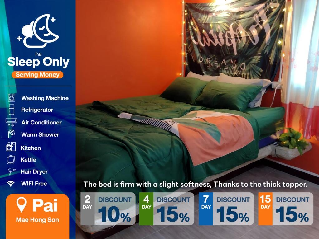 Holiday home Sleep Only Saving Money, Pai, Thailand