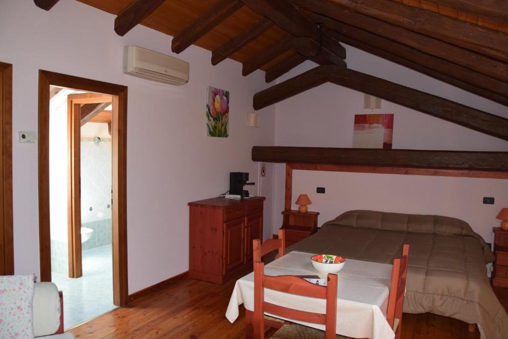 Posezení v ubytování Agriturismo Domus Rustica