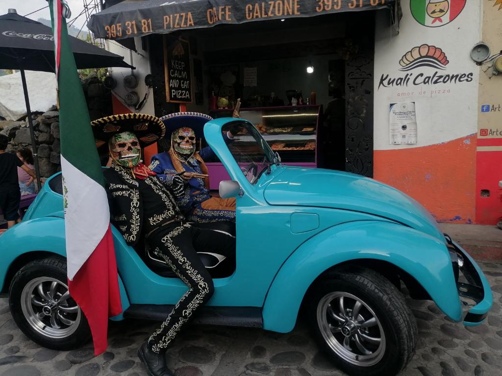Hosté ubytování Hospedaje San Antonio Tepoztlán.