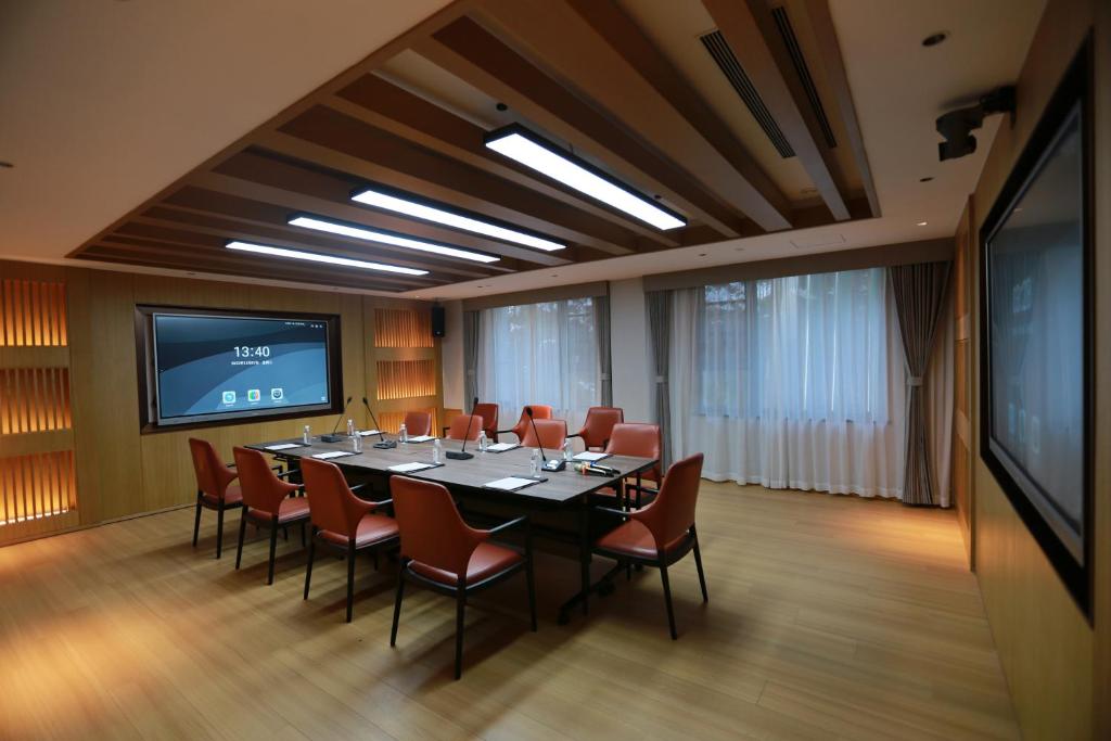 Konferenční prostory v ubytování Wudang Mountain The Yew House