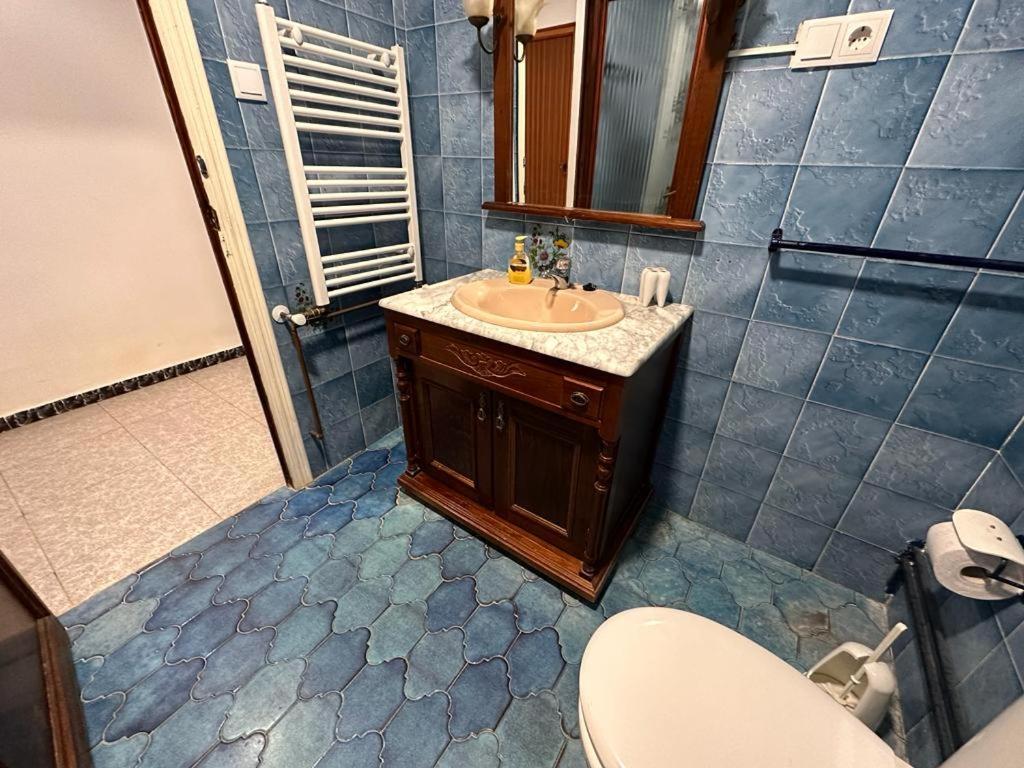 Koupelna v ubytování Casa (tipo) RURAL MANCHEGA