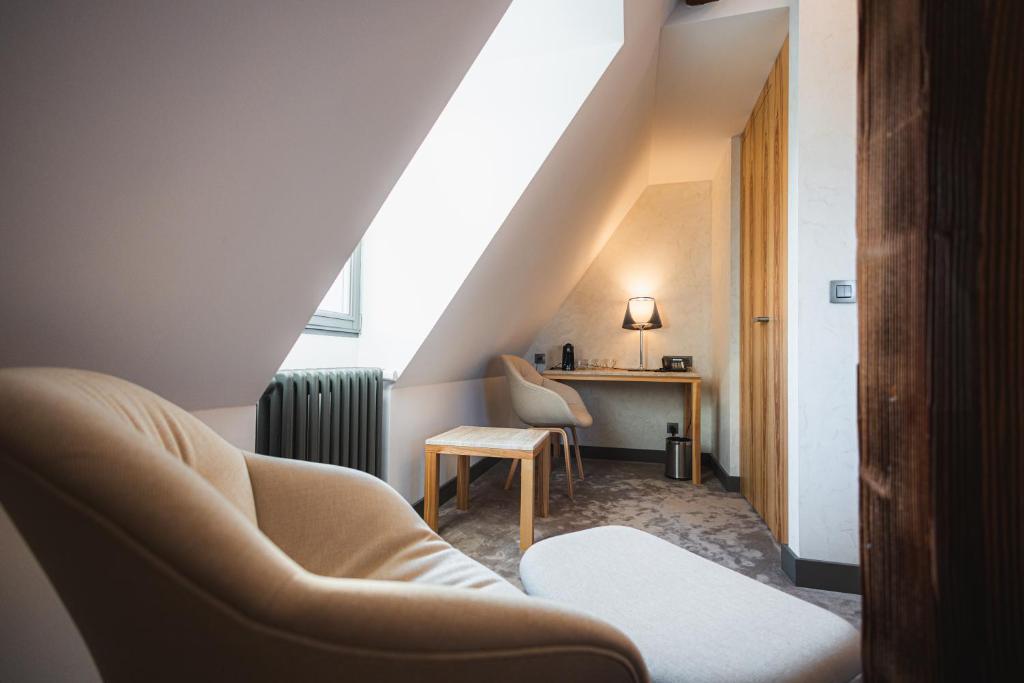 Posezení v ubytování Hotel ALBRECHT
