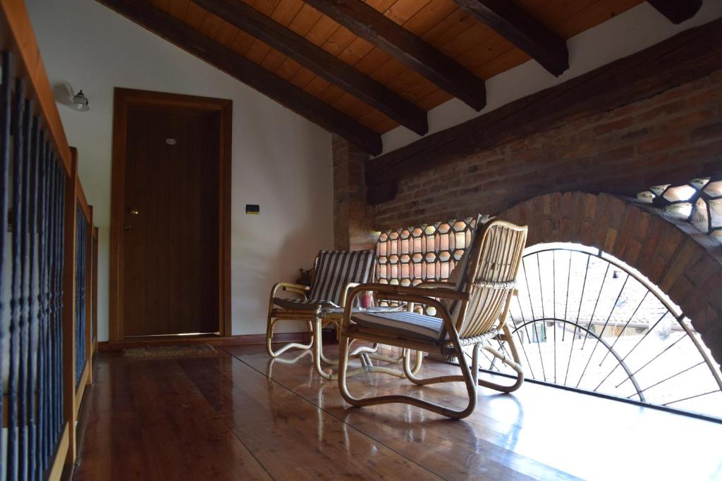 Posezení v ubytování Agriturismo Domus Rustica