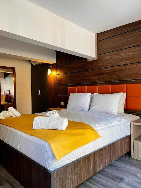 Postel nebo postele na pokoji v ubytování Maya World Didyma Hotel