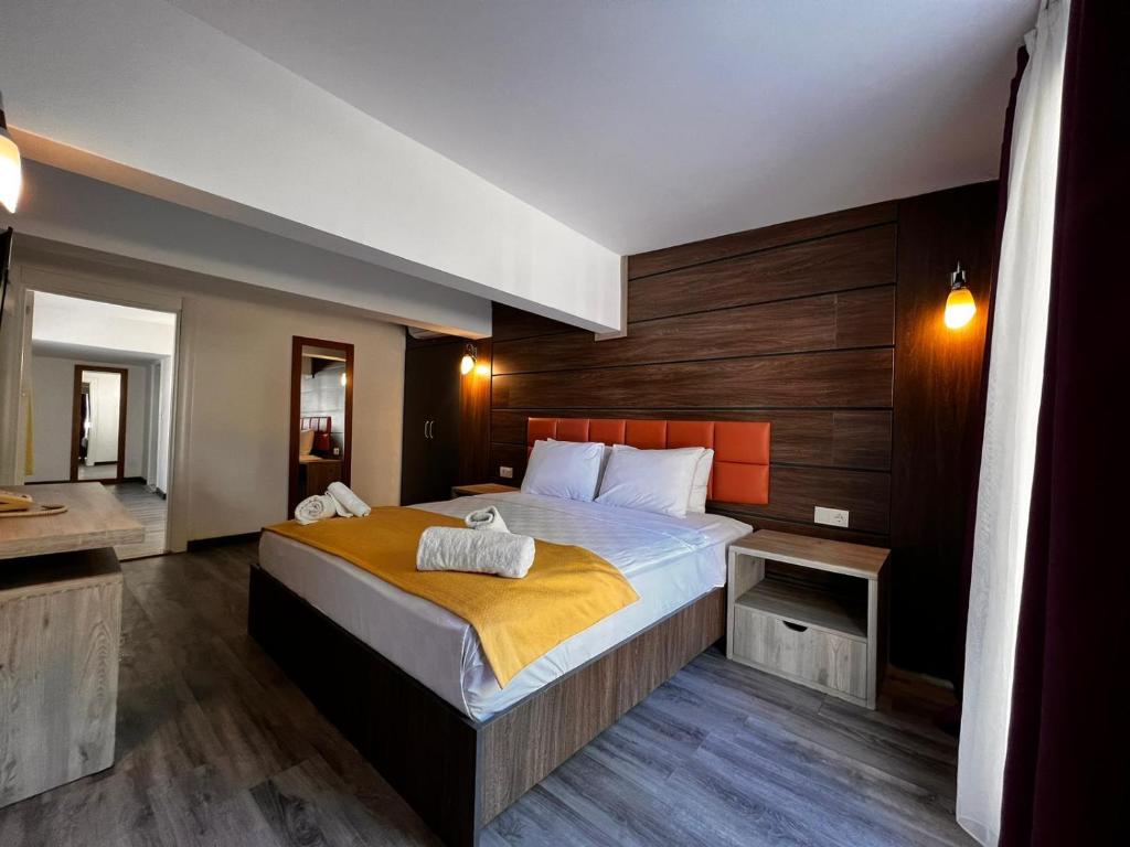 Postel nebo postele na pokoji v ubytování Maya World Didyma Hotel