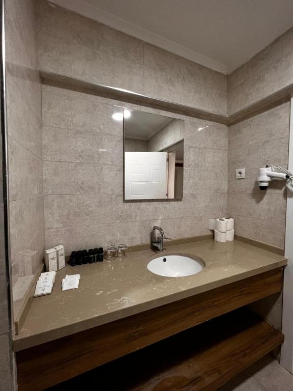 Koupelna v ubytování Maya World Didyma Hotel