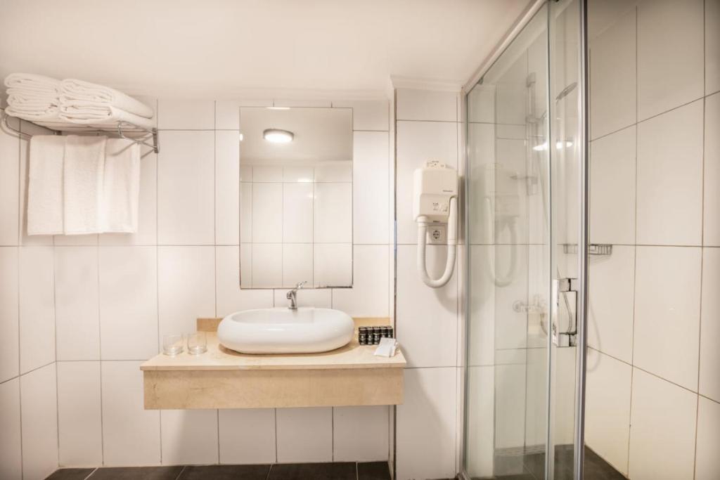 Koupelna v ubytování Maya World Didyma Hotel