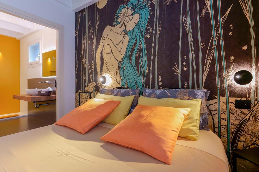 Posteľ alebo postele v izbe v ubytovaní B&B Hole6