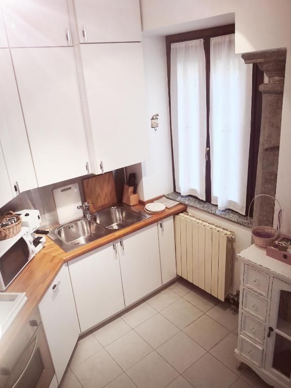 Kuchyň nebo kuchyňský kout v ubytování Residenza Esse