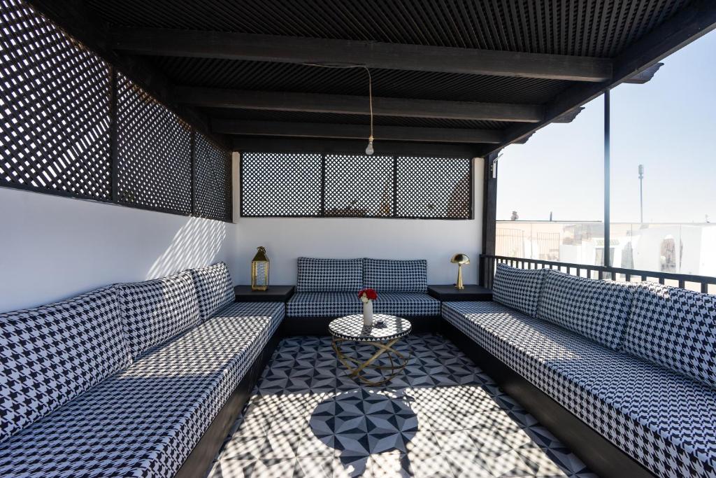 Posezení v ubytování The Grand Riad and Spa