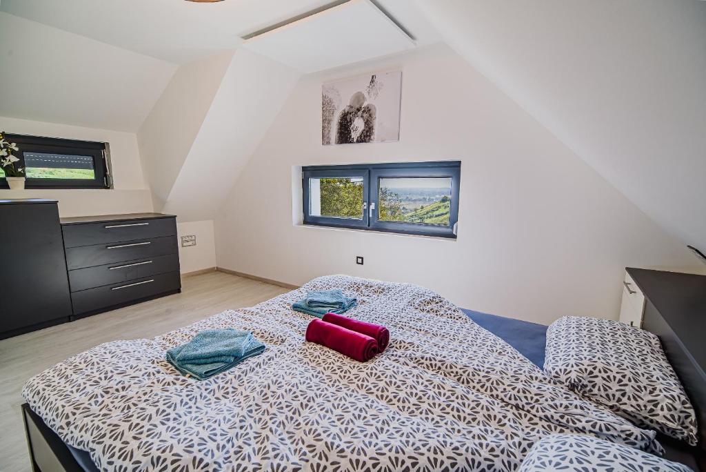 Postel nebo postele na pokoji v ubytování Holiday Home Aleks
