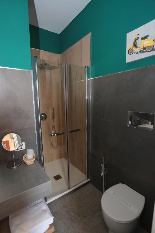 Koupelna v ubytování Oikia Atenea Automatic Rooms