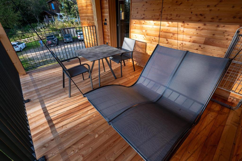 Posedenie v ubytovaní Ferienwohnung Kesselberg Edelweiss
