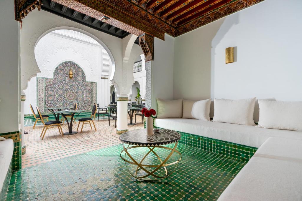 Posezení v ubytování The Grand Riad and Spa