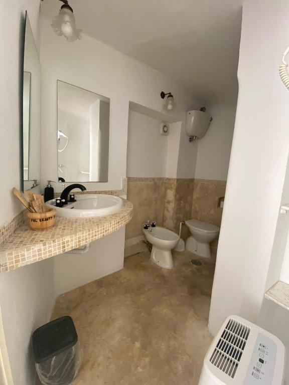 Koupelna v ubytování Piccolo Hotel Luisa