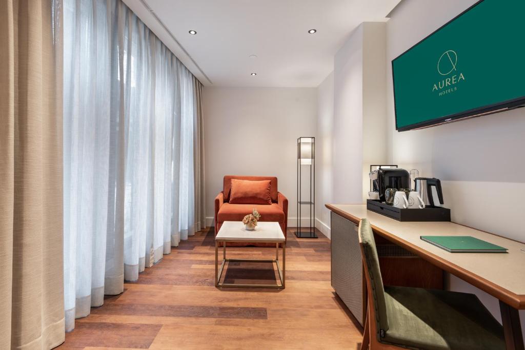 Posezení v ubytování Áurea Toledo by Eurostars Hotel company