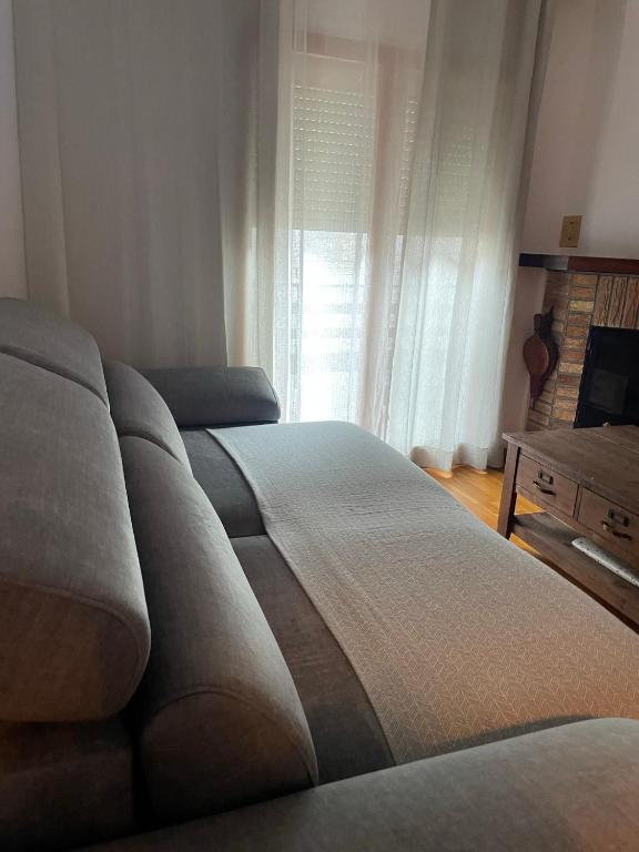 Postel nebo postele na pokoji v ubytování El balcón de Biescas.