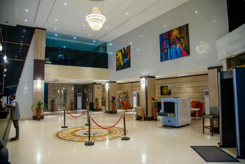 Vstupní hala nebo recepce v ubytování Carlton Swiss Grand Hotel
