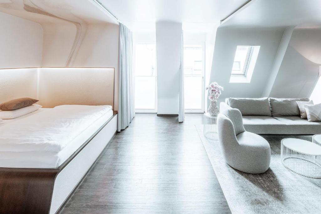 Postel nebo postele na pokoji v ubytování Hotel Q! Berlin