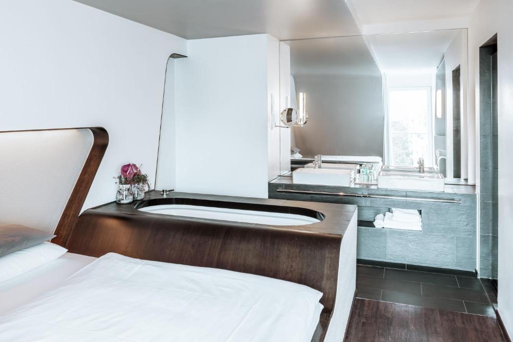 Postel nebo postele na pokoji v ubytování Hotel Q! Berlin