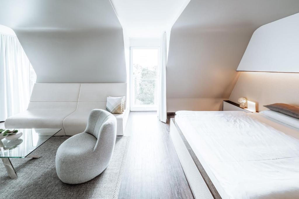 Postel nebo postele na pokoji v ubytování Hotel Q! Berlin