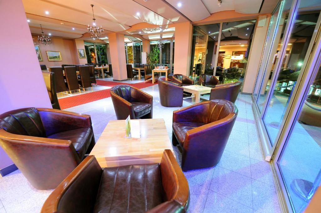 Posezení v ubytování Hotel Gold