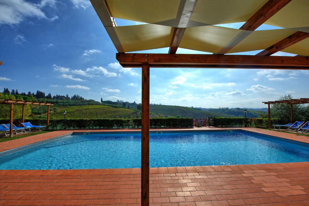 Bazén v ubytování Casa Rossa by PosarelliVillas nebo v jeho okolí