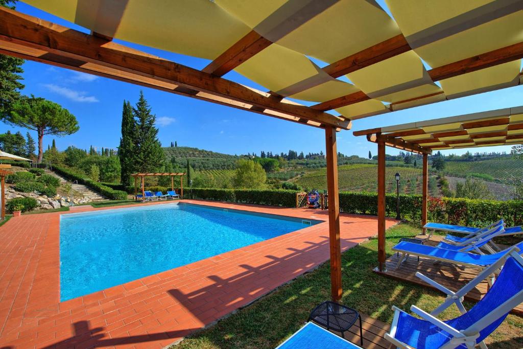 Bazén v ubytování Casa Rossa by PosarelliVillas nebo v jeho okolí