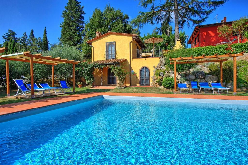 Bazén v ubytování Casa Rossa by PosarelliVillas nebo v jeho okolí