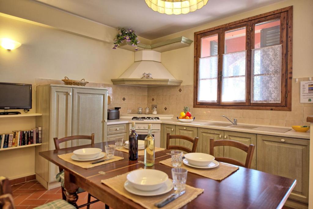 Kuchyň nebo kuchyňský kout v ubytování Casa Rossa by PosarelliVillas