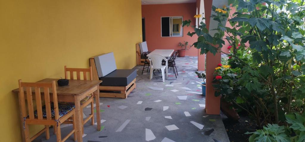 Patio nebo venkovní prostory v ubytování casa alcindo