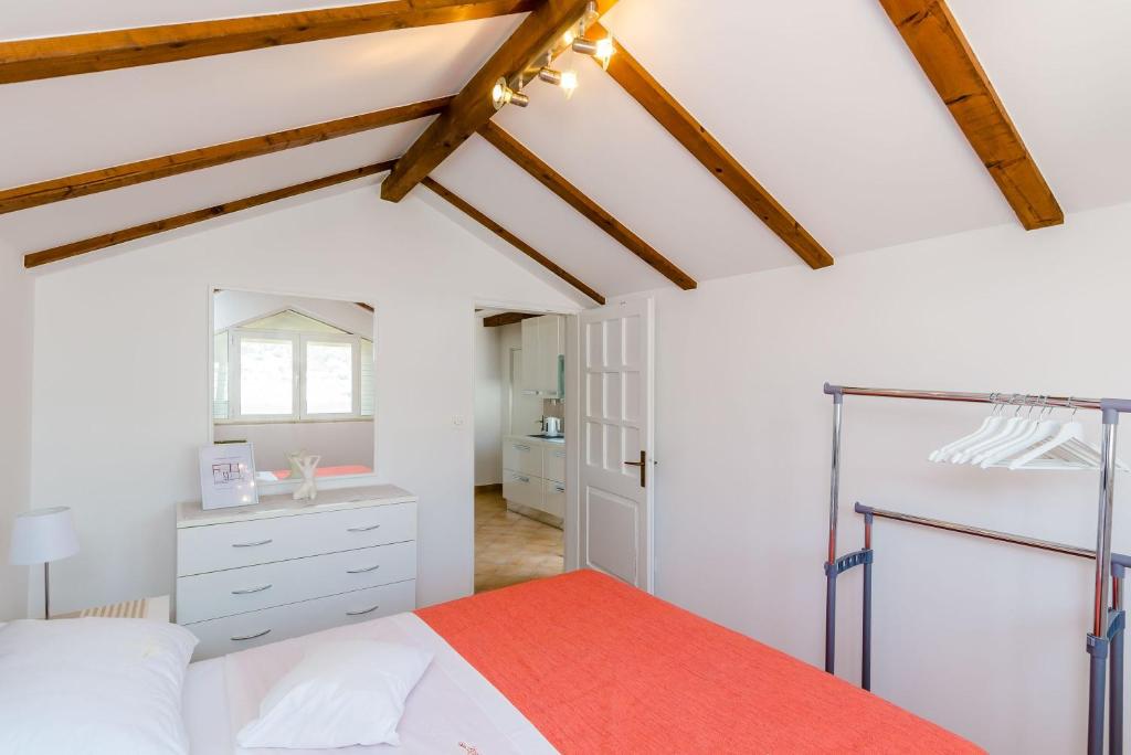 Posteľ alebo postele v izbe v ubytovaní Apartment Marina View