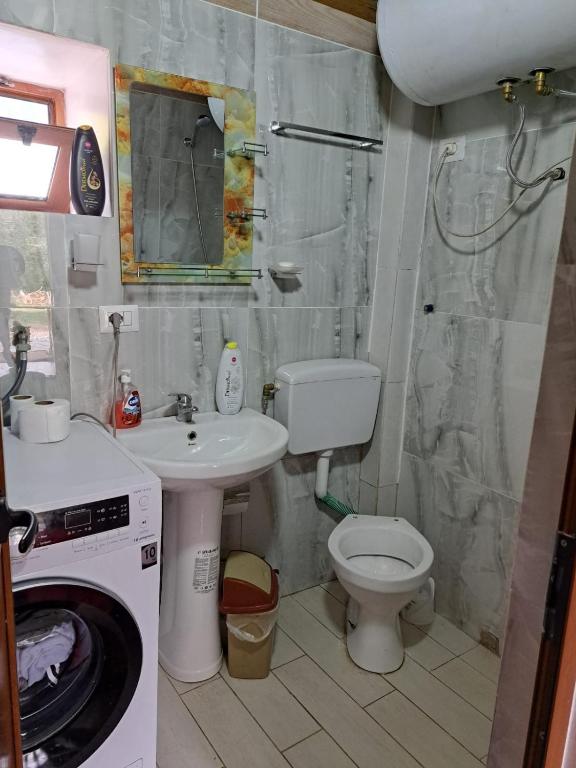 Koupelna v ubytování Guesthouse Te Tata