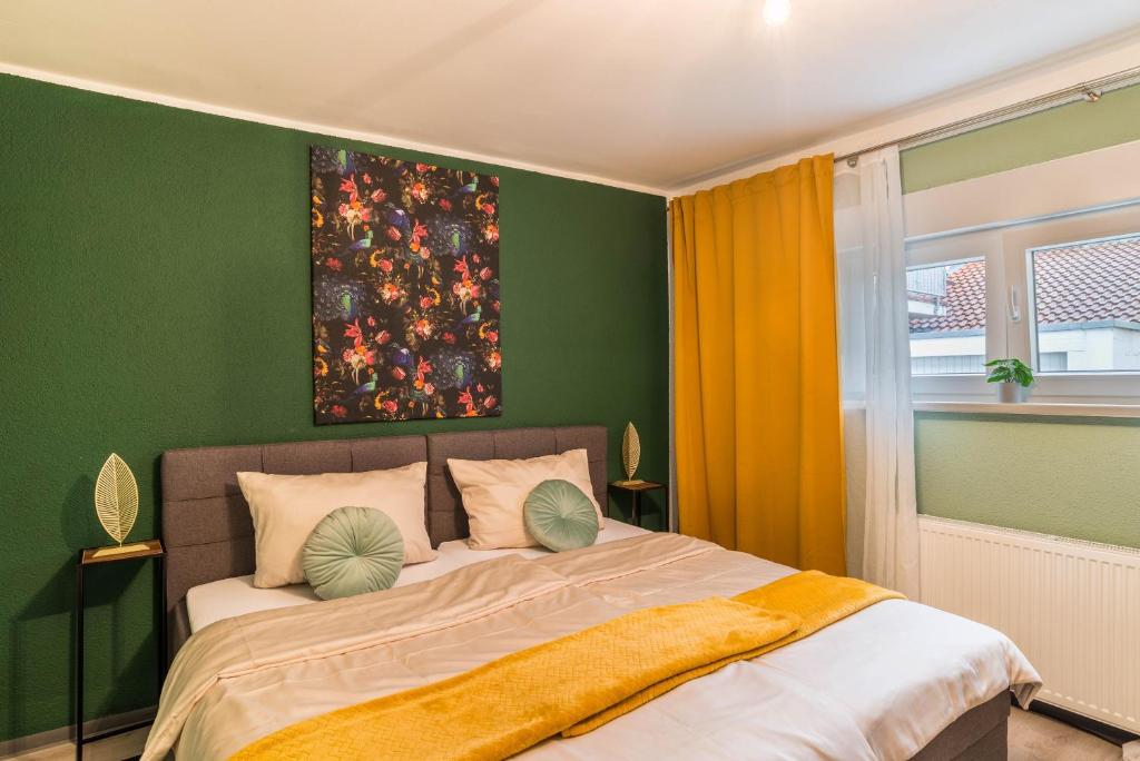 Ein Bett oder Betten in einem Zimmer der Unterkunft Green Forest