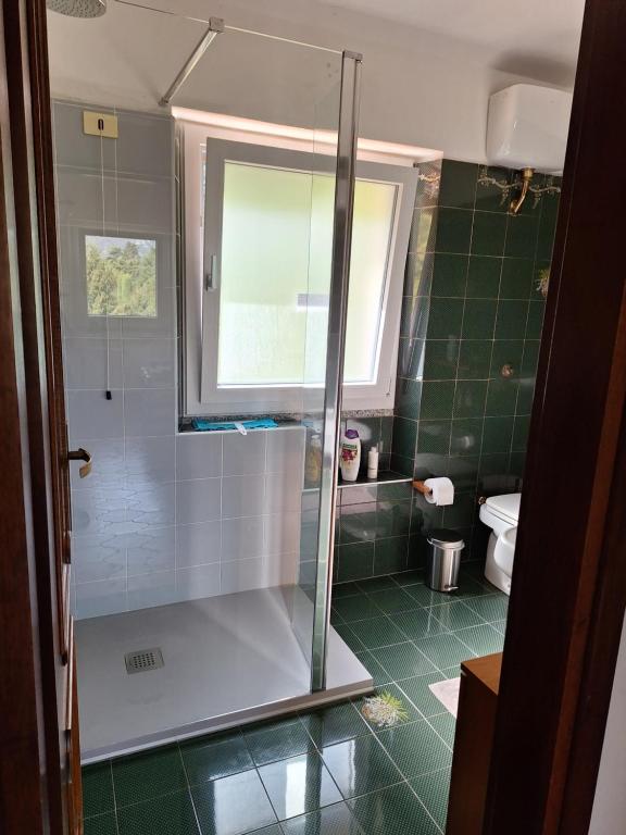 Koupelna v ubytování Casa Pierini